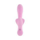 Playboy Pleasure Rabbit Party Vibrator Petal, pink silicone design for dual stimulation and realistic sensations.