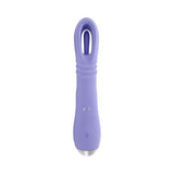 Playboy Tap Me In Rabbit Vibrator Lilac showcasing its sleek design and dual-action stimulation features.