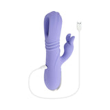 Playboy Tap Me In Rabbit Vibrator Lilac with USB charging cable
