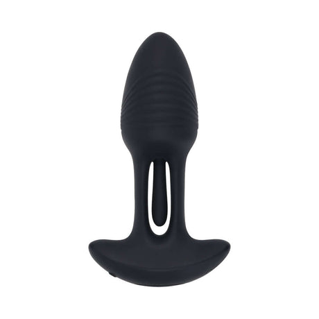 Playboy Pleasure Rim Shot 2 Anal Plug featuring a sleek design and textured surface for enhanced pleasure.