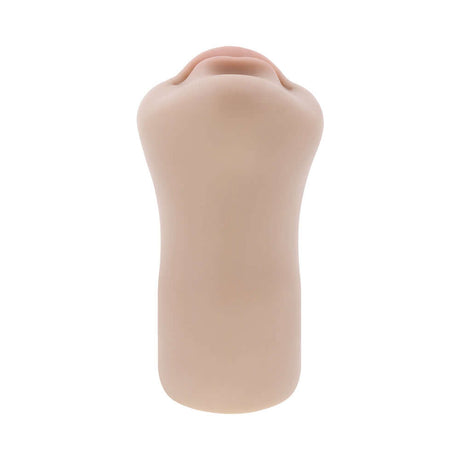 Zero Tolerance Riley Reid Movie and Realistic Kiss and Tell Stroker showcasing its lifelike design and texture.