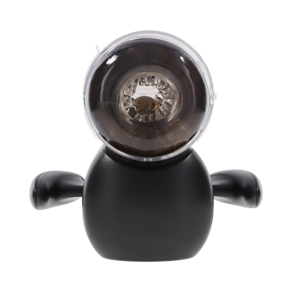 Zero Tolerance Hold Me Tight Stroker Black with a sleek design and interactive features for ultimate pleasure.