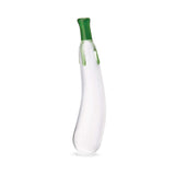 Glas Eggplant Ecstasy 7.25 inches Glass Dildo showcases a uniquely designed, handblown glass toy.