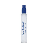 Pure Instinct Pheromone Perfume Spray True Blue 0.31 Oz in a sleek spray bottle.