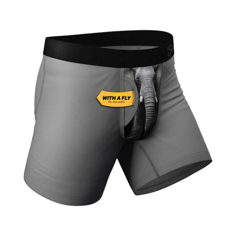 Shinesty The Junk In The Trunk Elephant Underwear with Fly XL featuring playful elephant design and premium comfort.