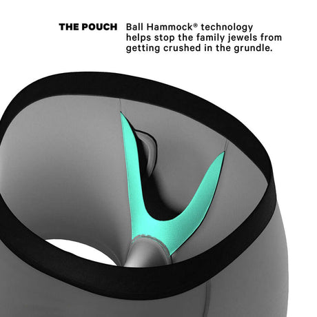 Shinesty The Junk In The Trunk Elephant Underwear with Fly 2XL showing the Ball Hammock pouch technology for comfort