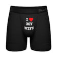 Shinesty I Love My Wife Ball Hammock Pouch Underwear 2XL featuring a humorous design.