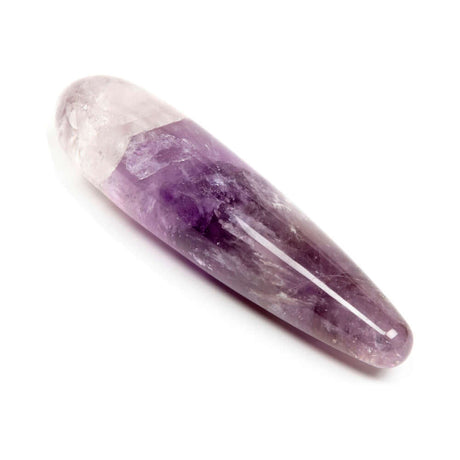 Chakrubs Amethyst Original Wand made from pure amethyst crystal, known for its calming and balancing properties.