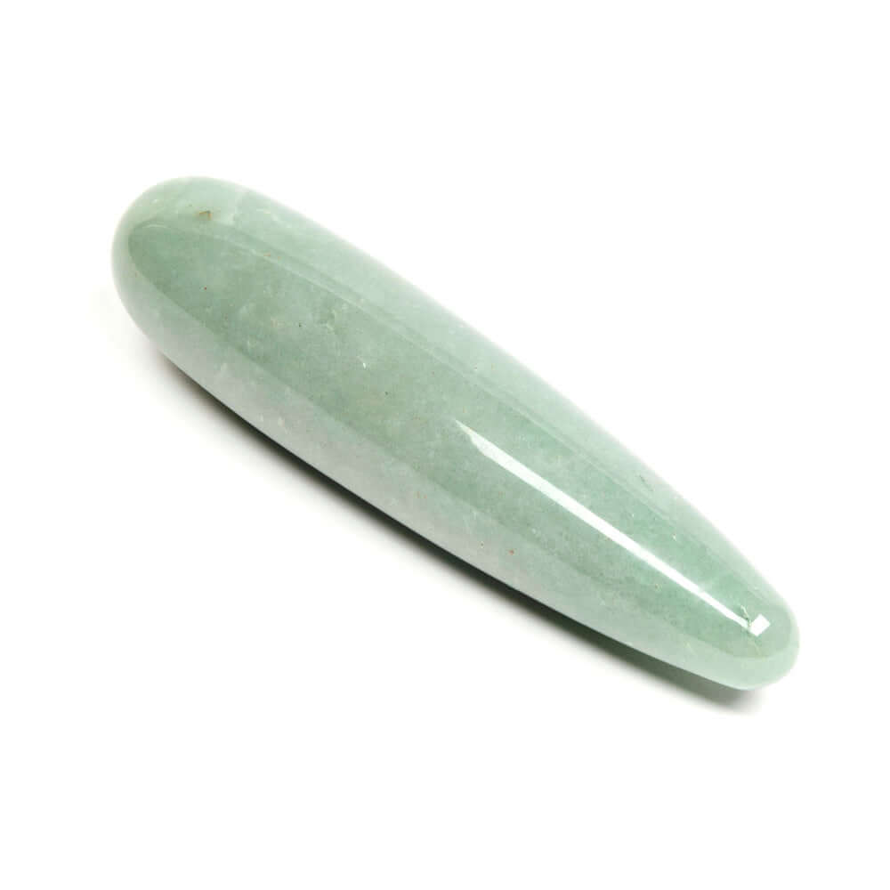 Chakrubs Indian Jade Original Green Aventurine Wand, a natural green aventurine healing tool.