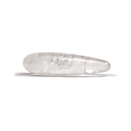 Chakrubs Prism Original Clear Quartz Wand on a white background, handcrafted energy tool for clarity and balance.