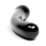 Chakrubs Xaga Curve Obsidian Wand showcasing its sleek black obsidian design and graceful curvature.