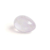 Chakrubs Prism Yoni Egg Clear Quartz non-drilled, handcrafted crystal tool for pelvic floor strength and self-connection.