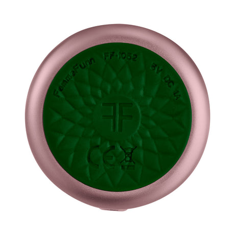 FemmeFunn Bougie Plug Rose Gold base, showcasing a sleek design with details for luxurious backdoor pleasure.