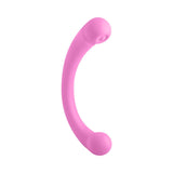 FemmeFunn Dual Stimulating Arc Vibrator Aluna Pink showing its sleek, dual-ended design for versatile pleasure.