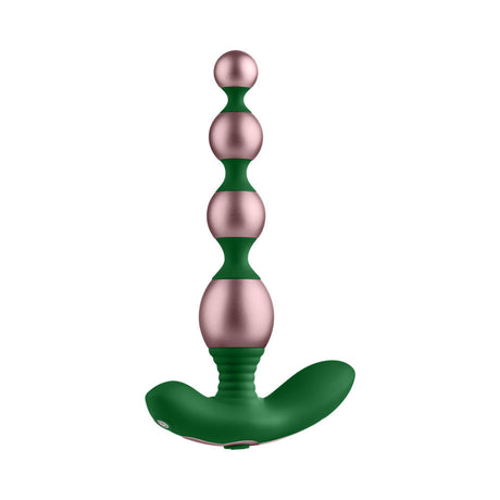 FemmeFunn Bougie Beads Rose Gold, luxurious anal beads with sleek anodized aluminum and elegant design.