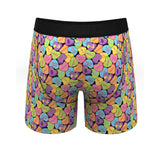 Shinesty The Candy Crush Candy Hearts Underwear with Fly M featuring a colorful candy heart design.