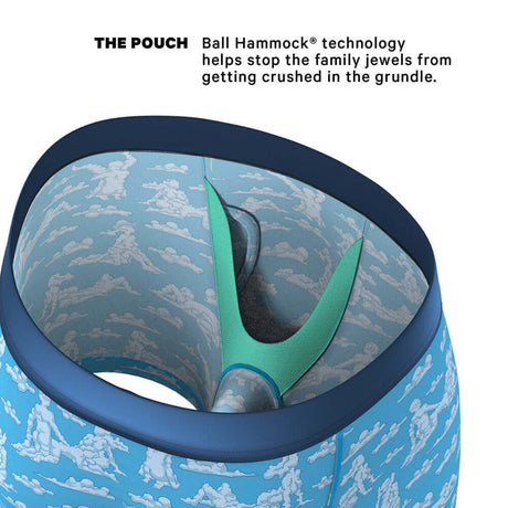 Shinesty The Reverse Cloud Girl Cloud Pouch Underwear with Fly XL showcasing Ball Hammock technology for comfort.