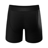 Shinesty The 009 Black Tuxedo Ball Pouch Underwear with Fly M back view for premium comfort and support.