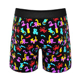 Shinesty The Knot Tonights Balloon Pouch Underwear with Fly L featuring vibrant balloon pattern design.