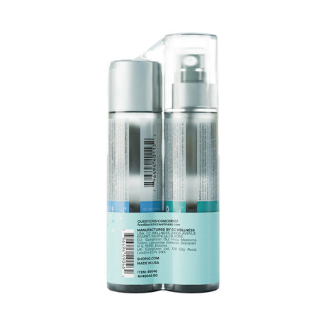 JO Bundle Anal Thick Lube 4 Oz and Misting Toy Cleaner 4 Oz packaging showing labels and instructions.