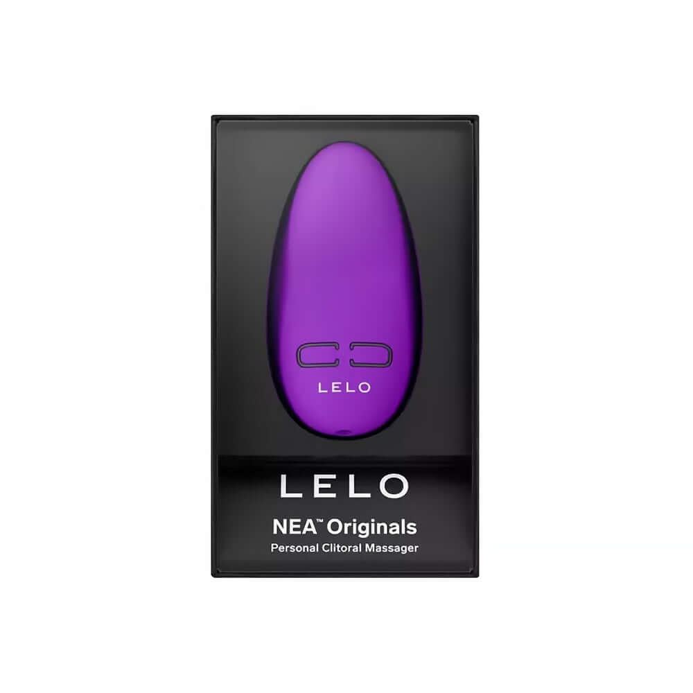 LELO NEA Originals Personal Clitoral Massager in sleek packaging, offering sophisticated pleasure for intimate moments.