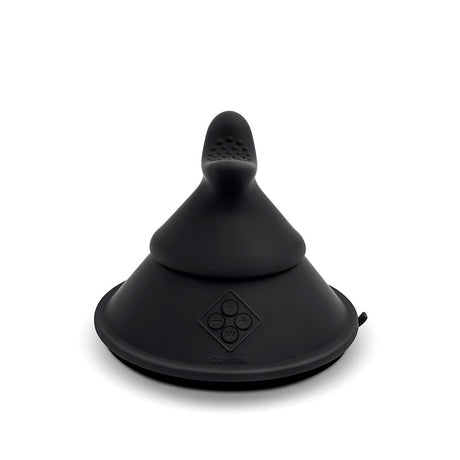 Cowgirl Cone Premium Sex Machine with App and Remote Control - ergonomic design in sleek black silicone.