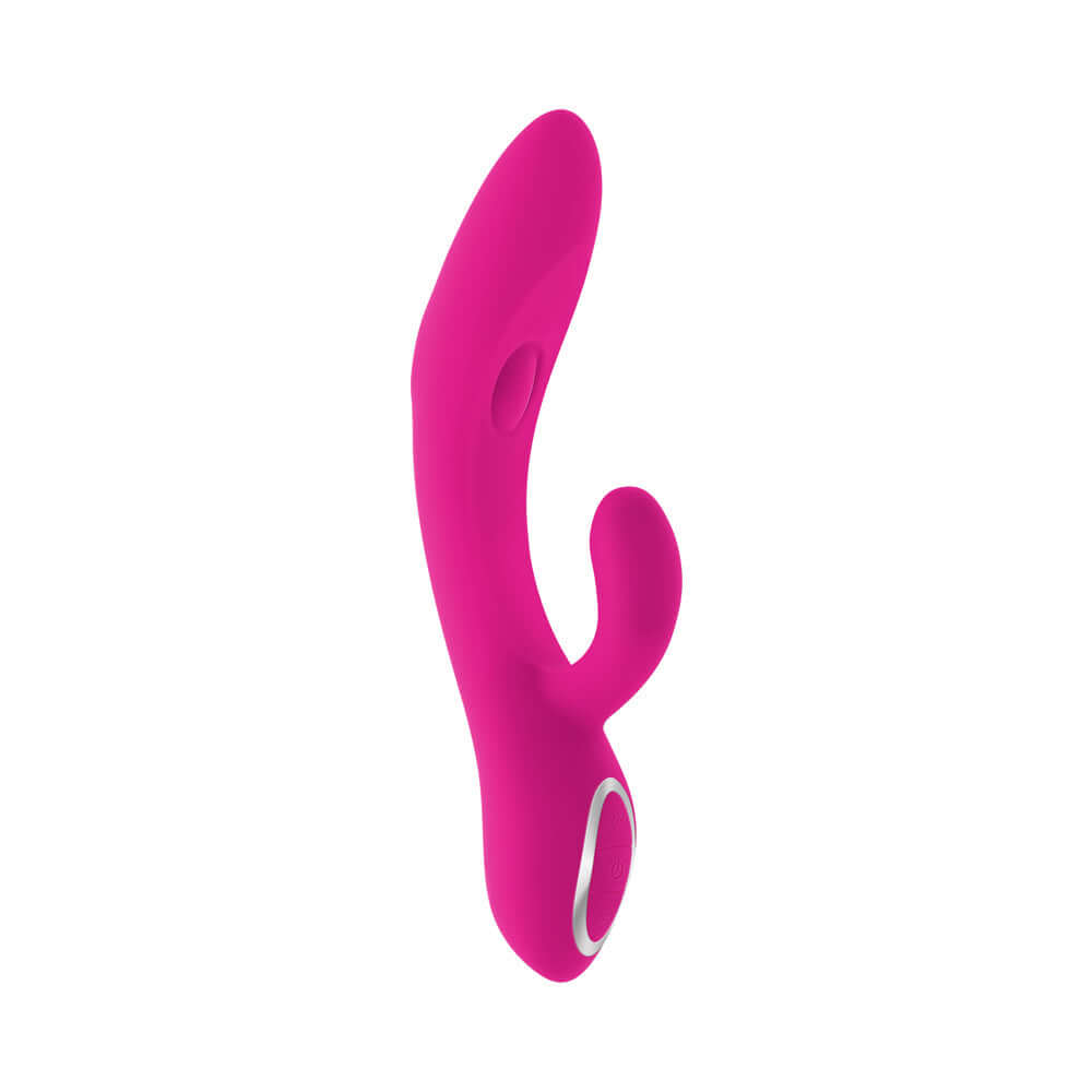 Evolved G Tapper G-spot Clitoral Stimulation pink vibrator designed for internal and clitoral pleasure.