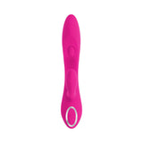 Evolved G Tapper G-spot Clitoral Stimulation, pink double-tapping vibrator with flexible design for G-Spot and clitoral pleasure.