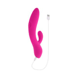 Evolved G Tapper G-spot Clitoral Stimulation in vibrant pink design with USB charging cable for ultimate pleasure.