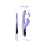 Evolved Pep Talk G-spot Clitoral Vibrator packaging showcasing its innovative design and functionality.