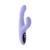 Evolved Pep Talk G-spot Clitoral Vibrator in purple with ergonomic design for triple-action stimulation.