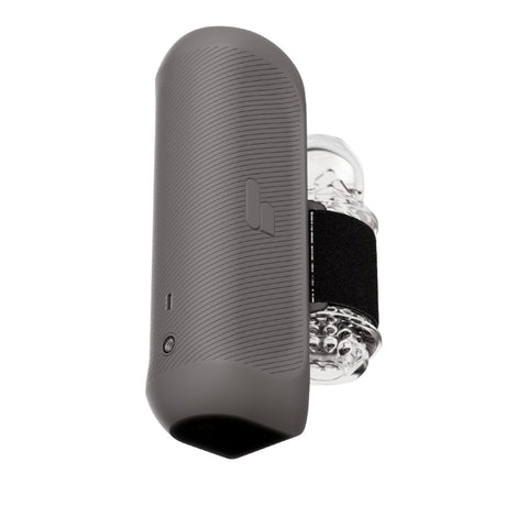 The Handy 2 Automatic Hands-Free Stroker showing its sleek design and clear stroking chamber.