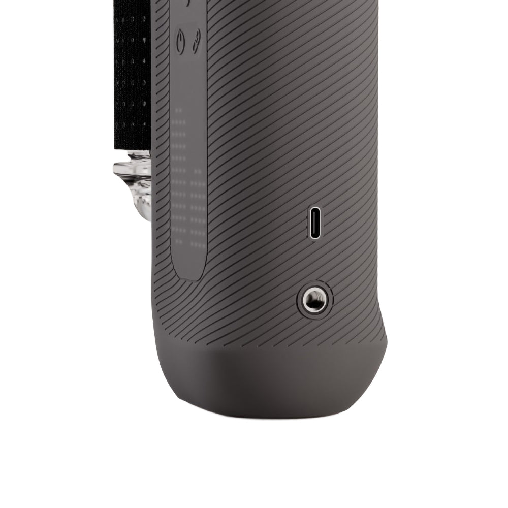 The Handy 2 Automatic Hands-Free Stroker side view showcasing its sleek design and control features.