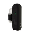 The Handy 2 Pro Interactive Automatic Stroker in sleek black design with clear stroking mechanism.