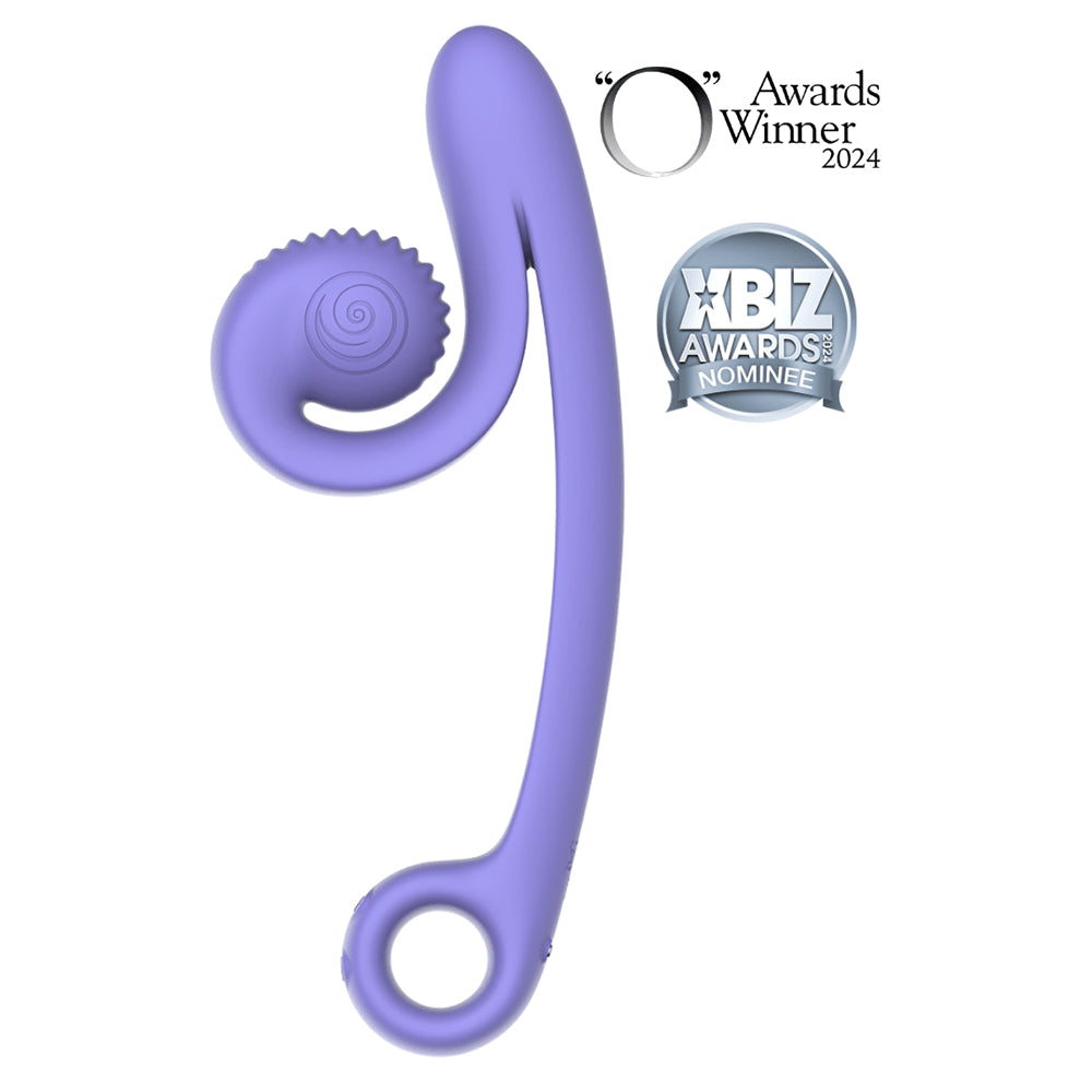 SVibe Snail Curve Vibrator Special Edition Periwinkle in purple, designed for dual stimulation and G-spot pleasure.
