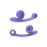 SVibe Snail Curve Vibrator Special Edition Periwinkle ergonomic dual-stimulation toy in bold periwinkle color.