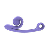 SVibe Snail Curve Vibrator Special Edition Periwinkle in a sleek purple design with textured head for dual stimulation.