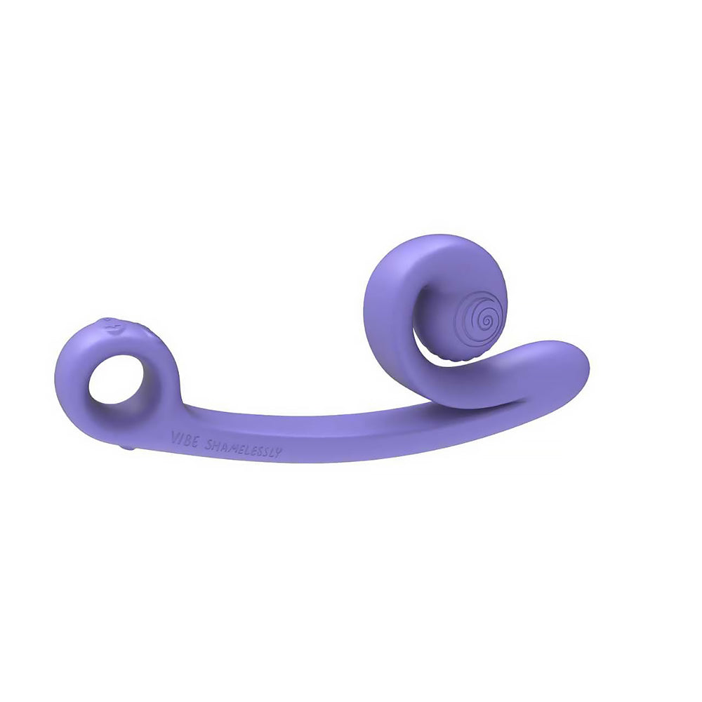 SVibe Snail Curve Vibrator Special Edition Periwinkle shown in a vibrant purple color against a white background.