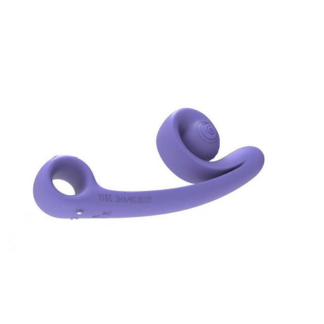 SVibe Snail Curve Vibrator Special Edition Periwinkle showcasing its ergonomic and textured design.
