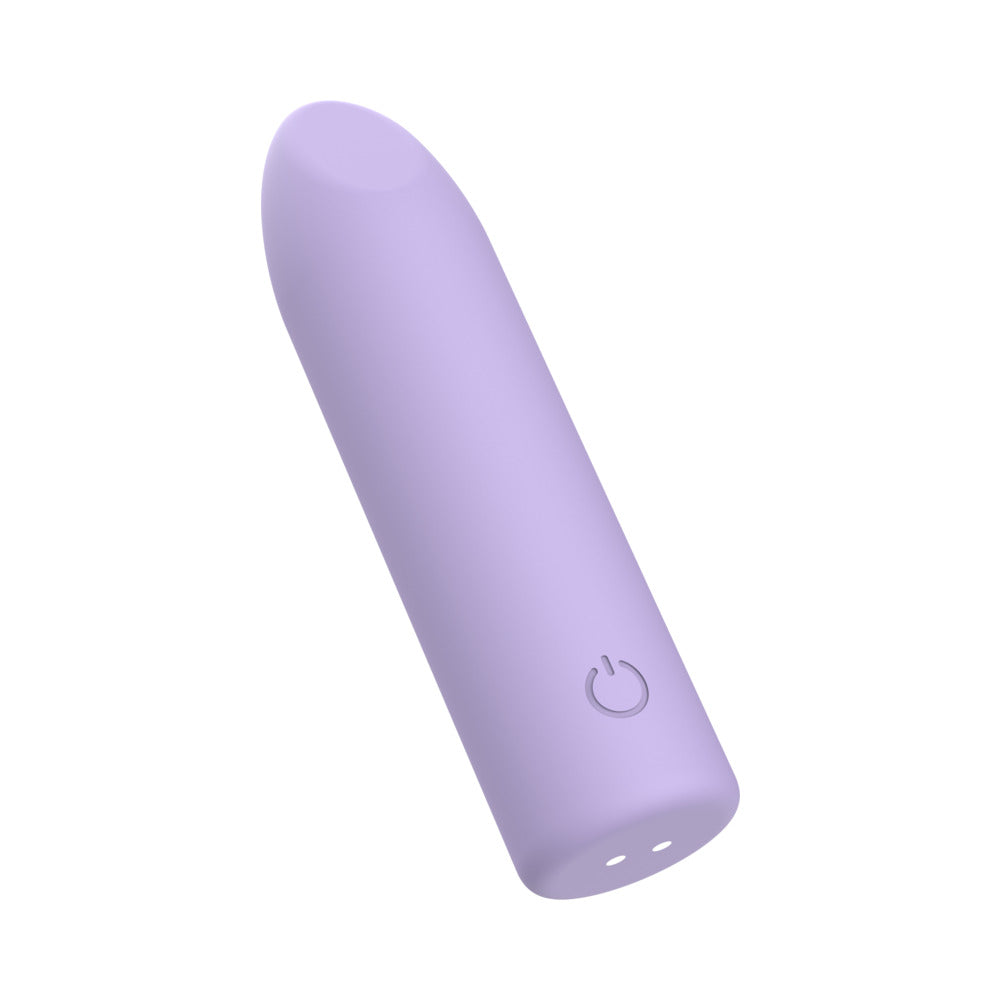 Adam & Eve Lilac Point Bullet Vibe in sleek lilac design, compact rechargeable vibrator for targeted stimulation.