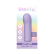 Adam & Eve Lust Loop Bullet Finger Vibe in lavender packaging showcasing its features and design.