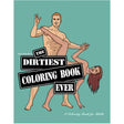 Wood Rocket The Dirtiest Coloring Book Ever cover featuring humorous adult illustrations for coloring.