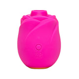 Romp Rose 2.0 Air Suction Stimulator in a vibrant pink rose design with sleek contours.
