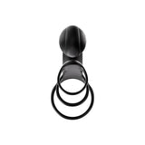 Svibe Snail Jovi Arc Couples Ring Vibrator Noir Haze top view showing unique contour design.