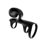 Svibe Snail Jovi Arc Couples Ring Vibrator Noir Haze in sleek black design for enhanced comfort and control.