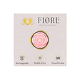 The Pleasure Company Fiore Rose Ring Vibrator Pink packaging featuring a floral design and key features for intimate enjoyment.
