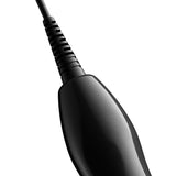 Close-up of the cable connector of the Doxy Die Cast Max Plug-in Wand Massager Black.