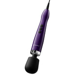 Doxy Die Cast Max Plug-in Wand Massager Purple showcasing solid die cast design and powerful plug-in functionality.