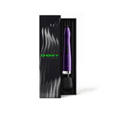 Doxy Die Cast Max Plug-in Wand Massager Purple in sleek packaging, showcasing its powerful design and features.
