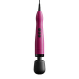 Doxy Original Massager Wand Massager Pink with black head and control buttons.
